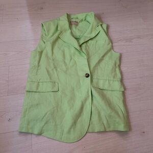 NWOT We the free green blazer vest-